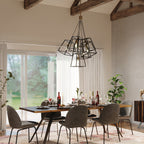 Pendelleuchte Fulton (bronzefarben) 7x - Elstead Lighting