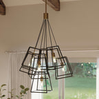 Pendelleuchte Fulton (bronzefarben) 7x - Elstead Lighting
