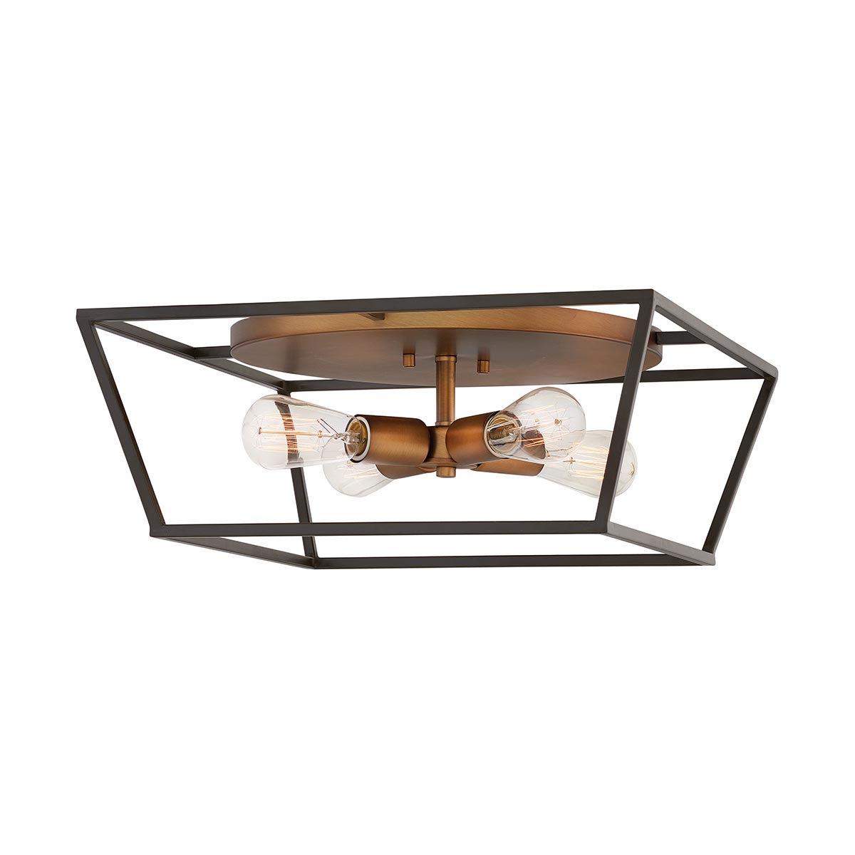 Deckenleuchte Fulton (bronzefarben) 4x - Elstead Lighting