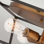 Deckenleuchte Fulton (bronzefarben) 4x - Elstead Lighting