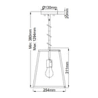 Pendelleuchte Fulton (bronzefarben) 1x - Elstead Lighting