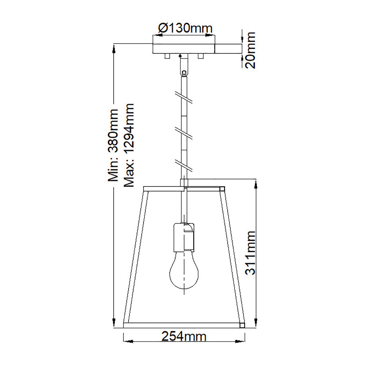 Pendelleuchte Fulton (bronzefarben) 1x - Elstead Lighting