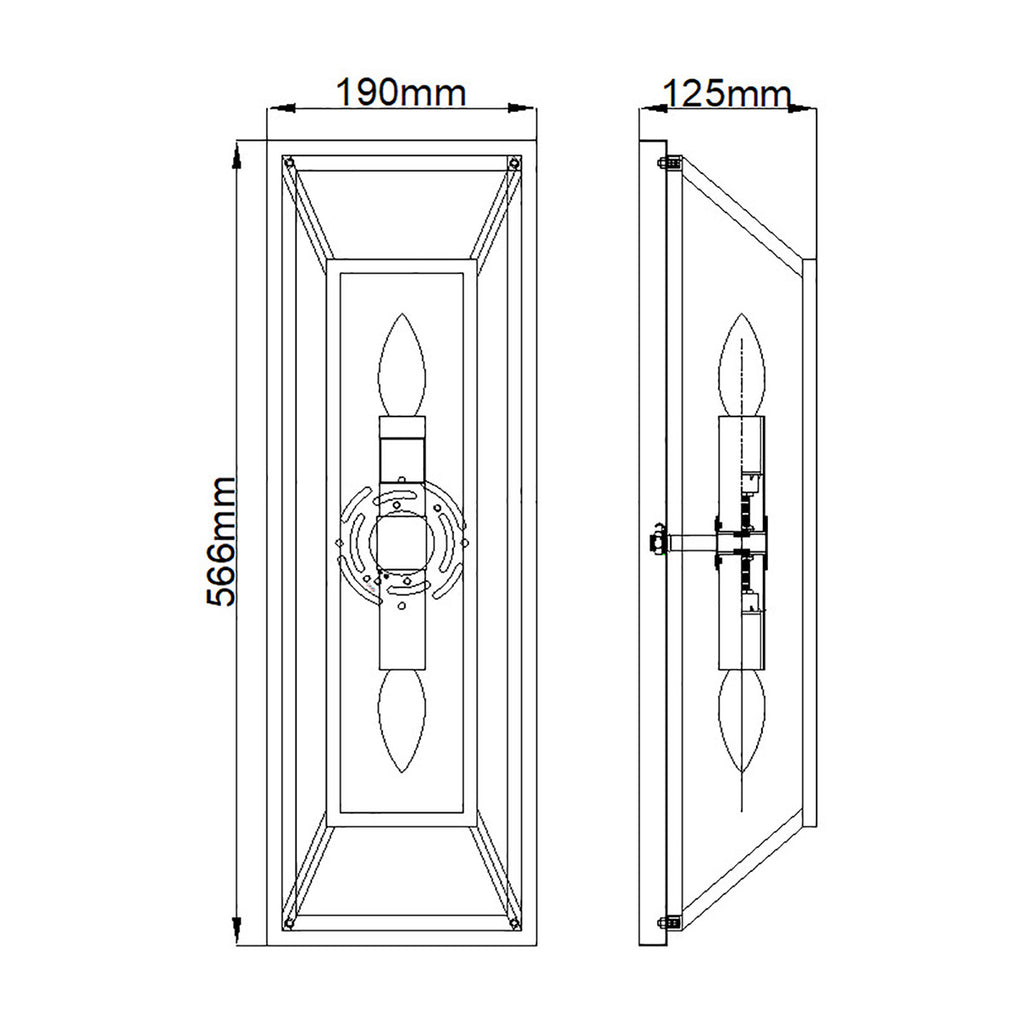 Wandleuchte Fulton (bronzefarben) 2x - Elstead Lighting