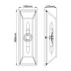 Wandleuchte Fulton (bronzefarben) 2x - Elstead Lighting