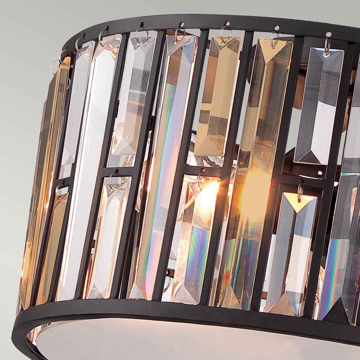 Deckenleuchte Gemma (bronzefarben) 3x - Elstead Lighting