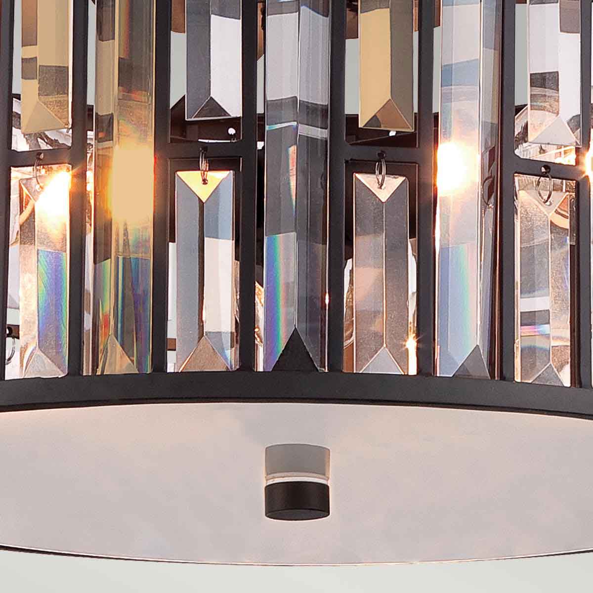 Deckenleuchte Gemma (bronzefarben) 3x - Elstead Lighting