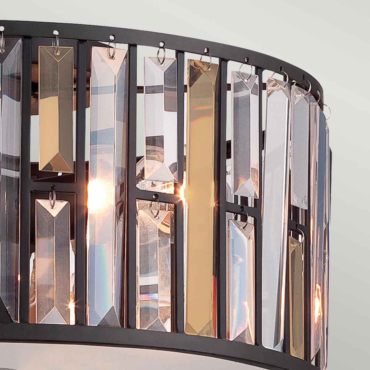 Deckenleuchte Gemma (bronzefarben) 3x - Elstead Lighting