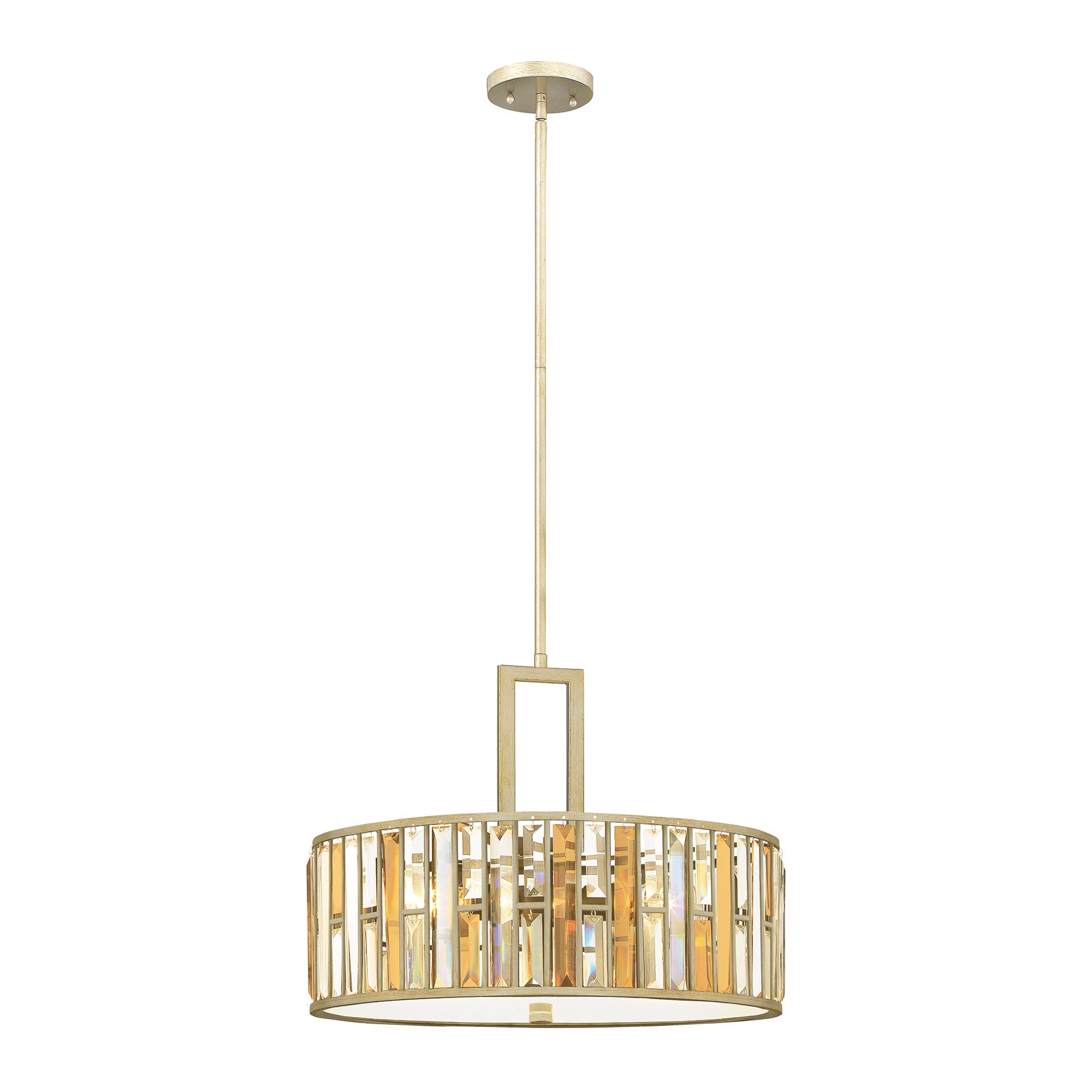 Pendelleuchte Gemma (silberfarben) 3x - Elstead Lighting