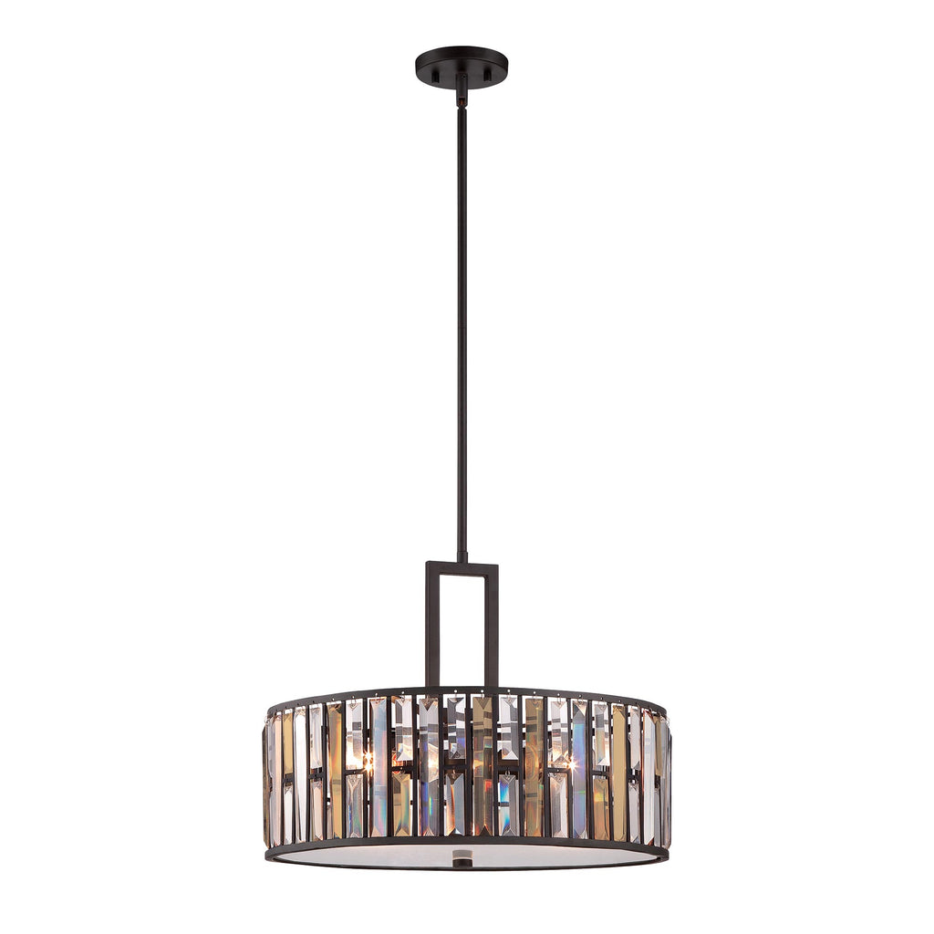 Pendelleuchte Gemma (bronzefarben) 3x - Elstead Lighting