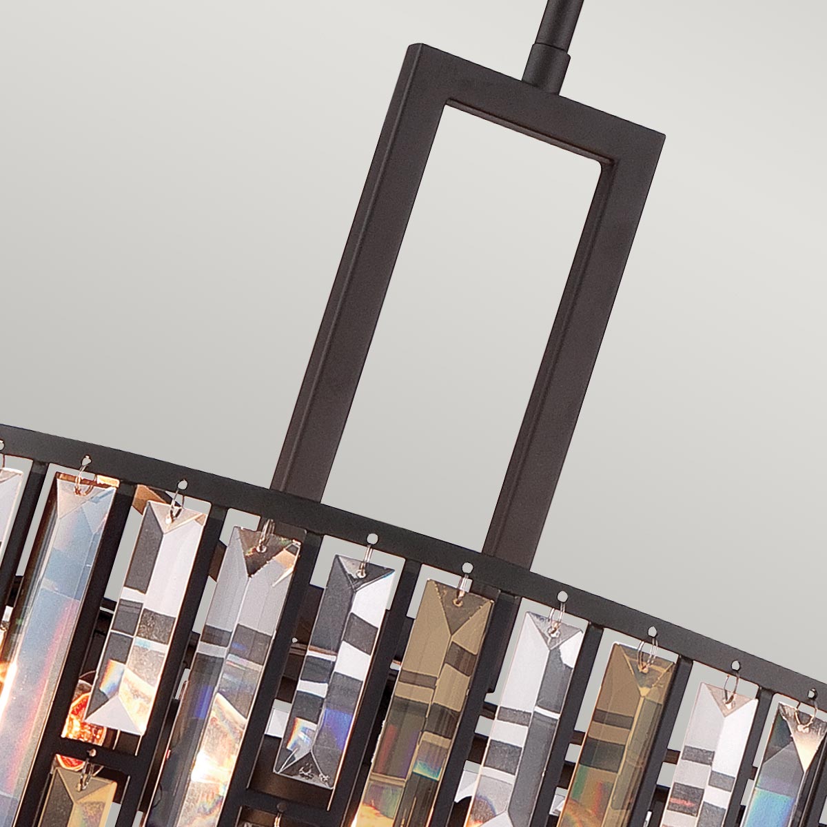 Pendelleuchte Gemma (bronzefarben) 3x - Elstead Lighting