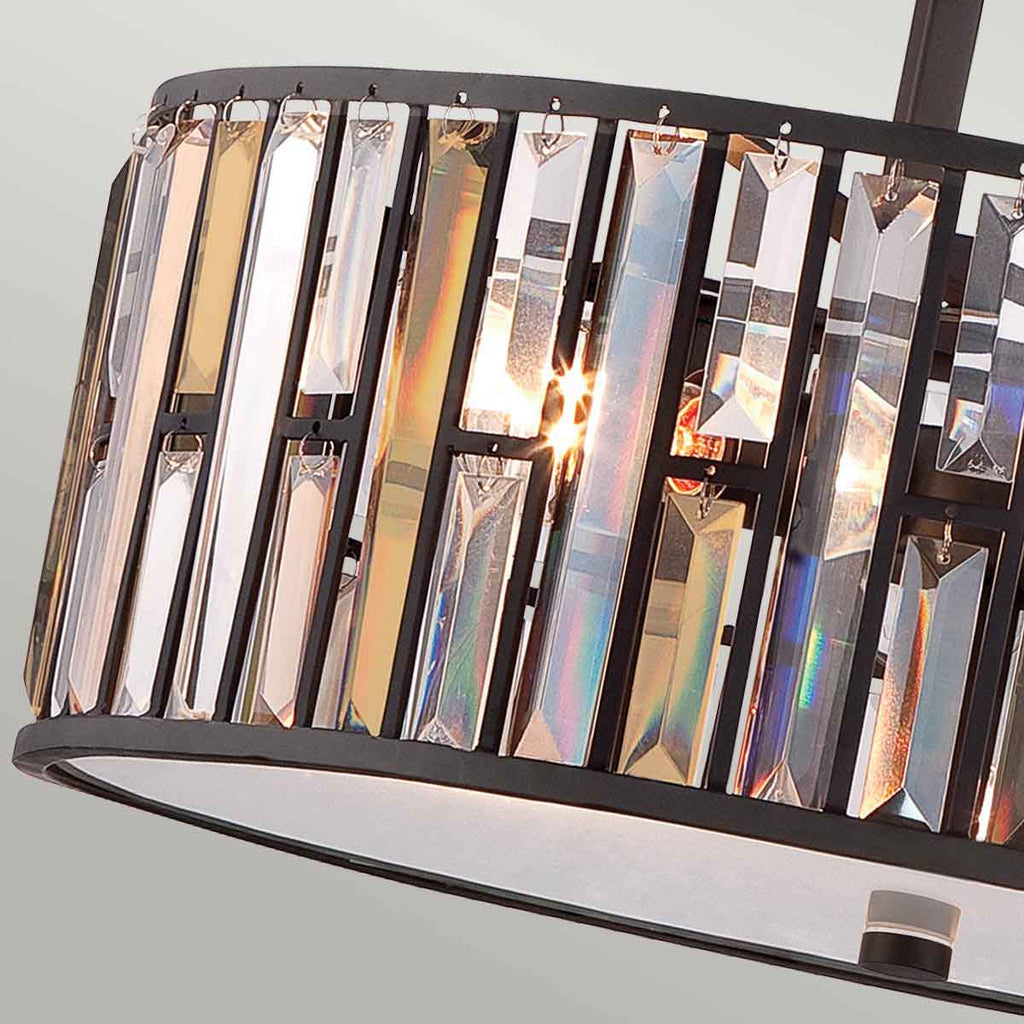 Pendelleuchte Gemma (bronzefarben) 3x - Elstead Lighting