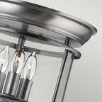 Deckenleuchte Gentry (Pewter) 3x - Elstead Lighting
