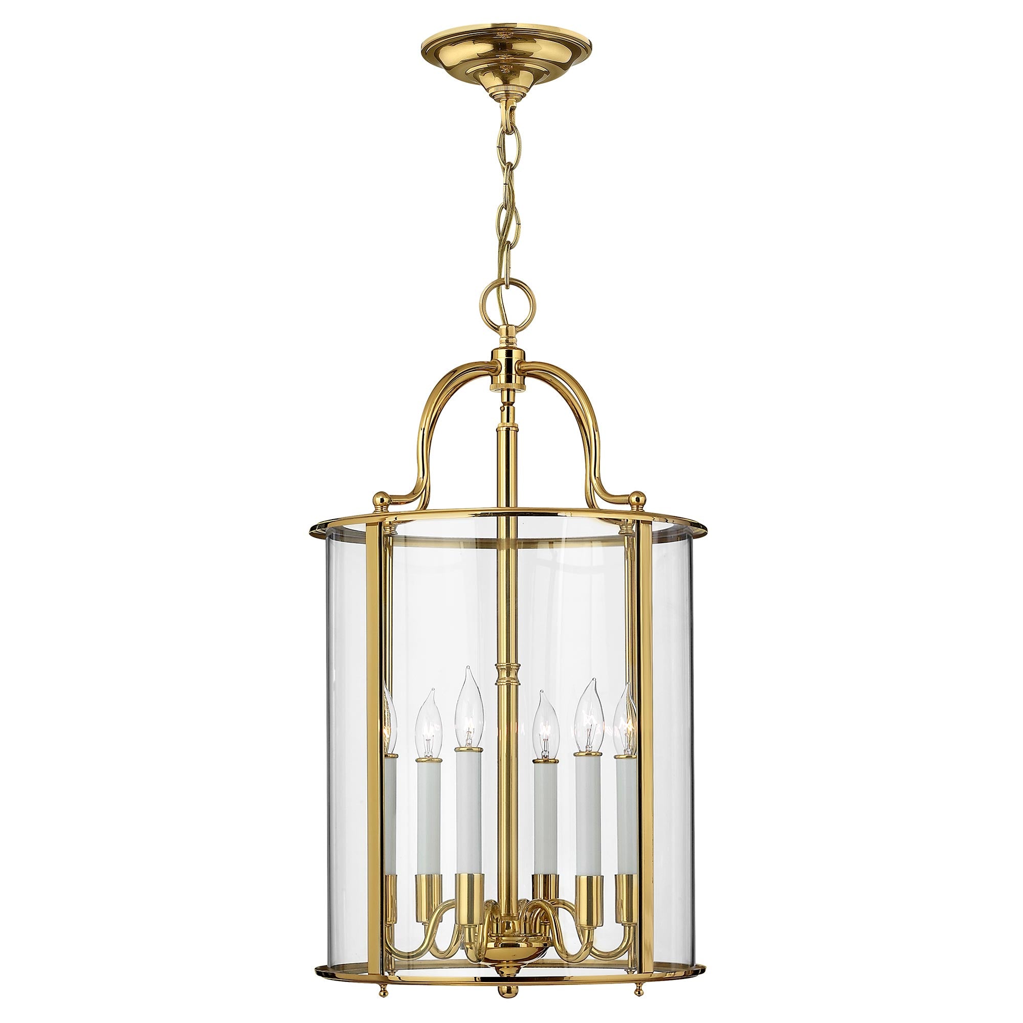 Pendelleuchte Gentry (messingfarben) 6x - Elstead Lighting