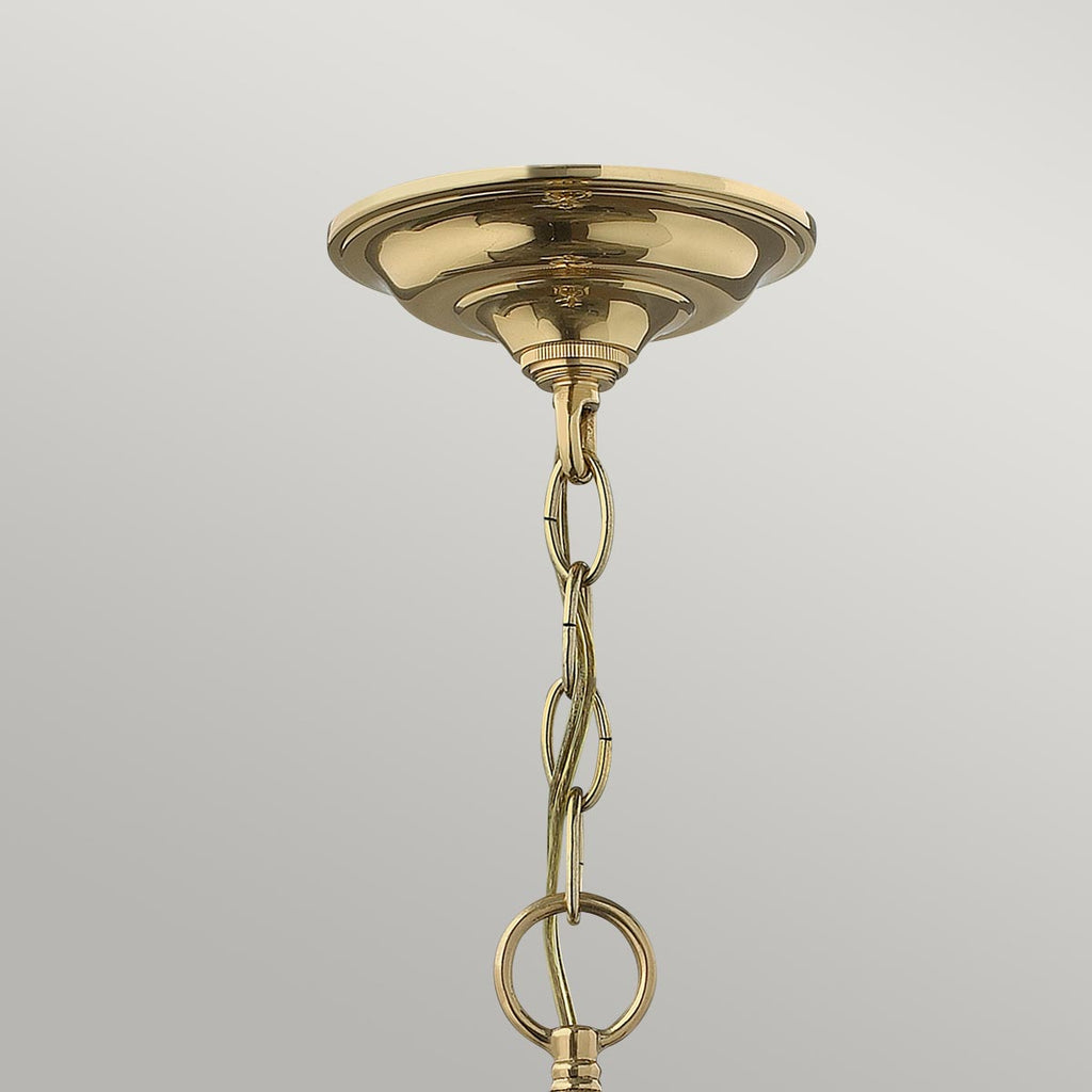 Pendelleuchte Gentry (messingfarben) 6x - Elstead Lighting
