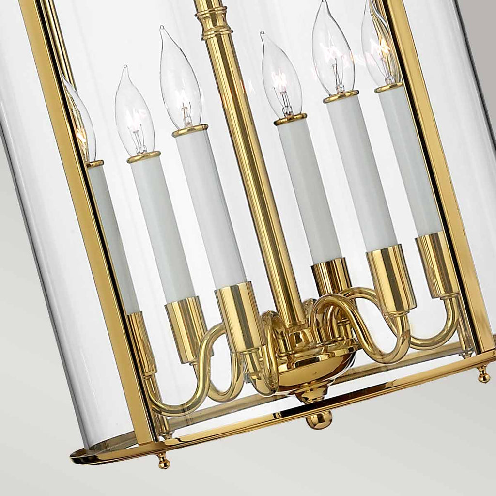Pendelleuchte Gentry (messingfarben) 6x - Elstead Lighting