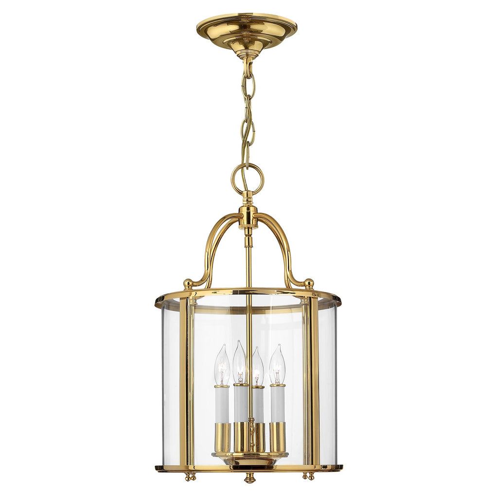Pendelleuchte Gentry (messingfarben) 4x - Elstead Lighting