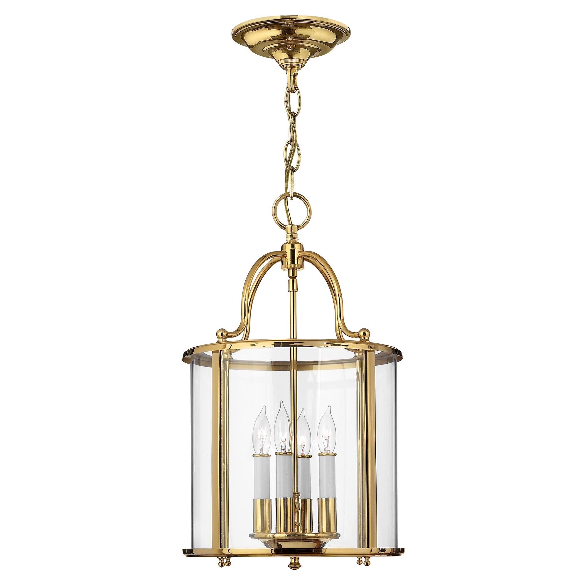 Pendelleuchte Gentry (messingfarben) 4x - Elstead Lighting