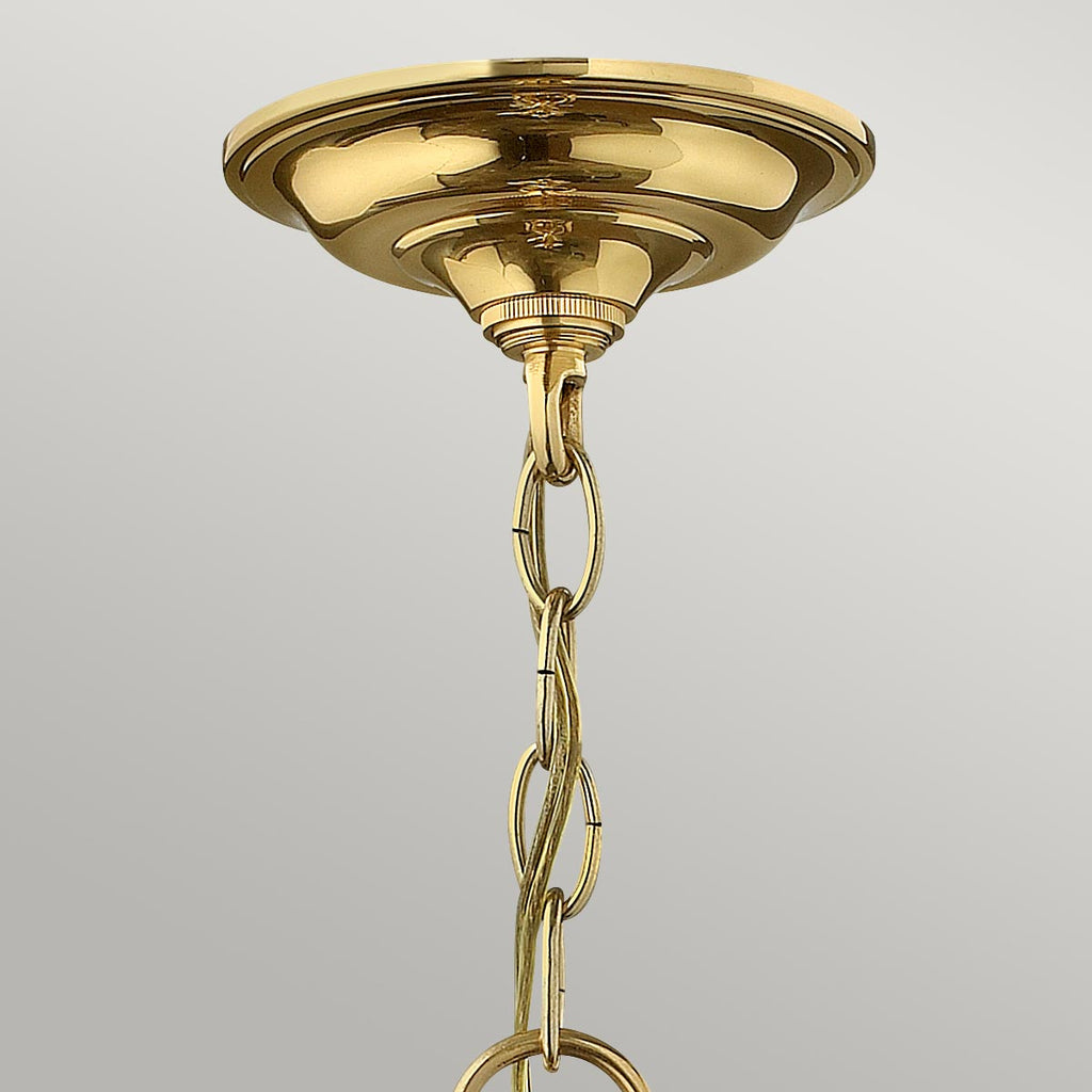 Pendelleuchte Gentry (messingfarben) 4x - Elstead Lighting
