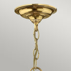 Pendelleuchte Gentry (messingfarben) 4x - Elstead Lighting