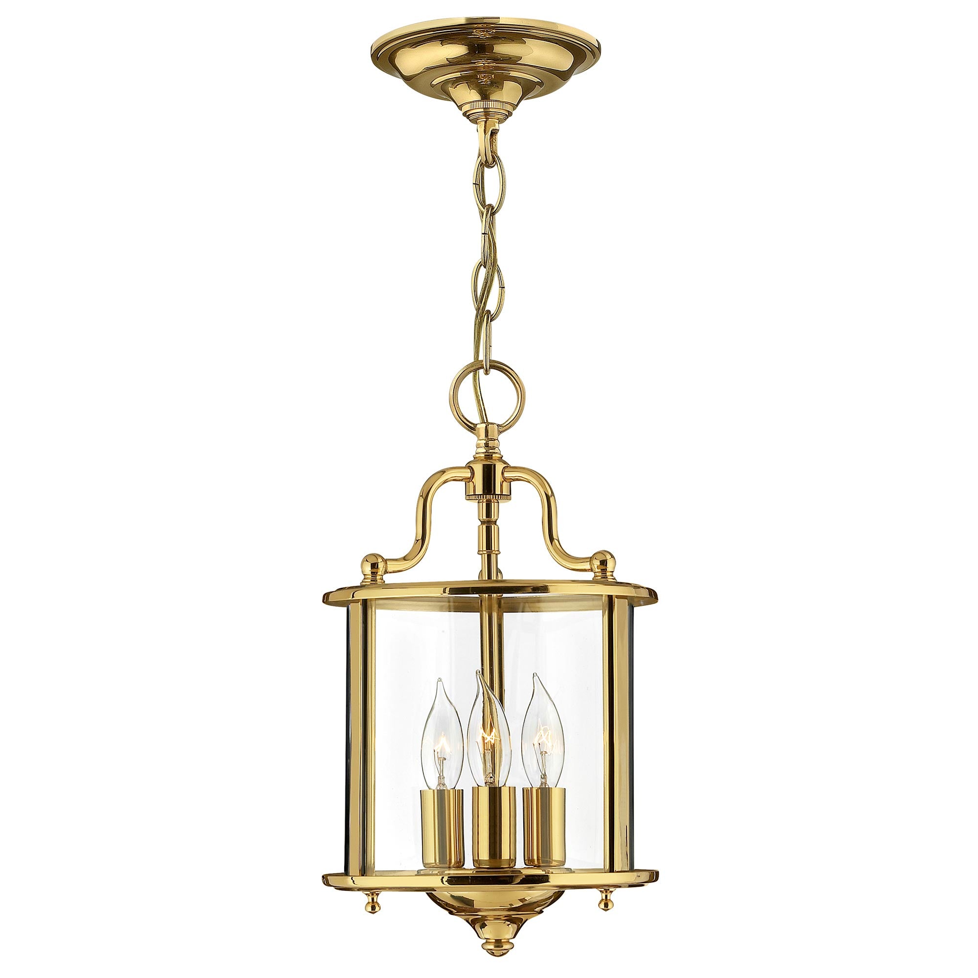 Pendelleuchte Gentry (messingfarben) 3x - Elstead Lighting