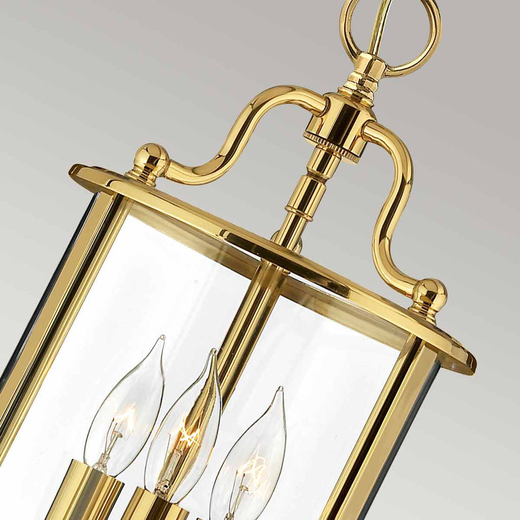 Pendelleuchte Gentry (messingfarben) 3x - Elstead Lighting