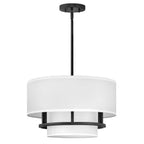 Deckenleuchte Graham (schwarz) 3x - Elstead Lighting