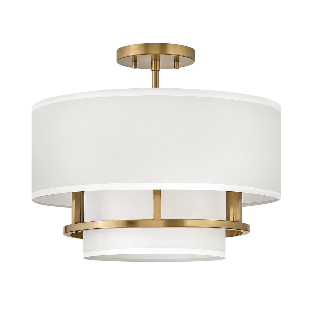 Deckenleuchte Graham (messingfarben) 3x - Elstead Lighting