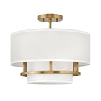 Deckenleuchte Graham (messingfarben) 3x - Elstead Lighting