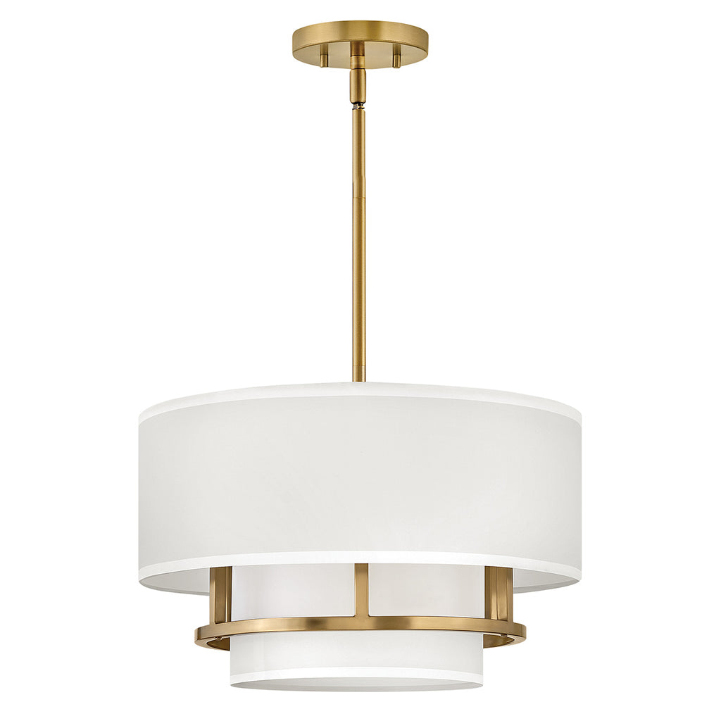Deckenleuchte Graham (messingfarben) 3x - Elstead Lighting