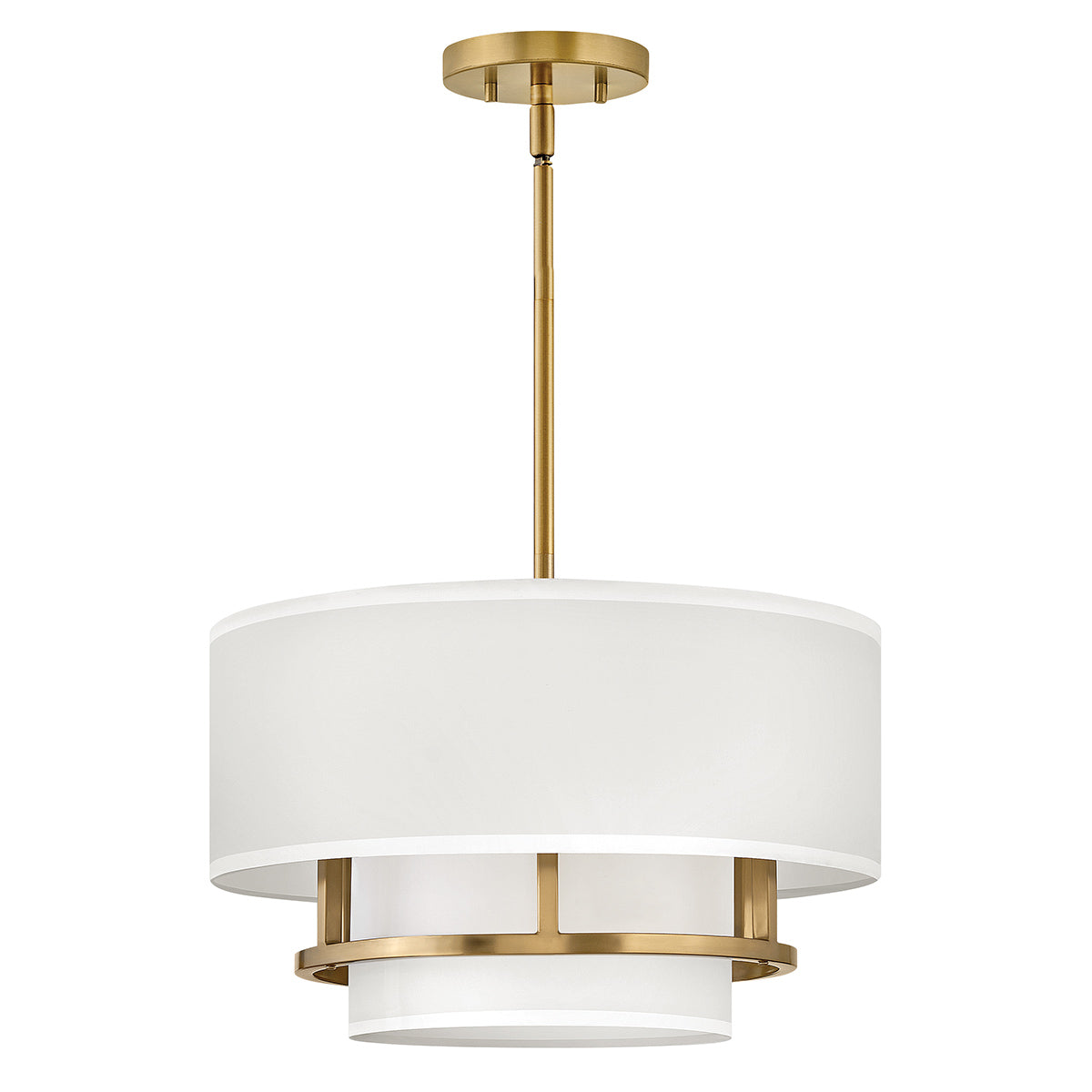 Deckenleuchte Graham (messingfarben) 3x - Elstead Lighting