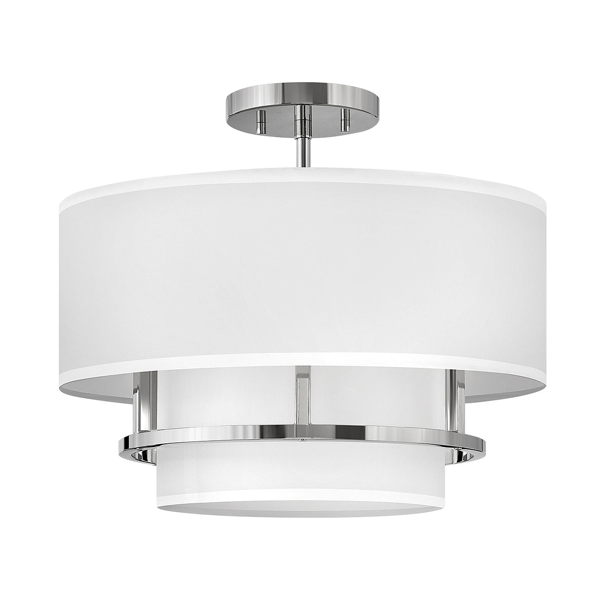 Deckenleuchte Graham (Nickel) 3x - Elstead Lighting