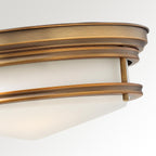 Deckenleuchte Hadley (bronzefarben) 3x - Elstead Lighting