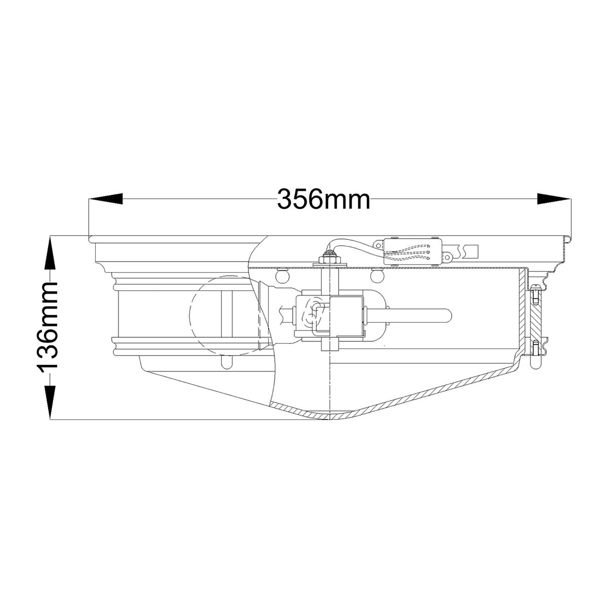 Deckenleuchte Hadley (verchromt) 3x - Elstead Lighting