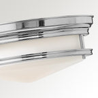 Deckenleuchte Hadley (verchromt) 3x - Elstead Lighting
