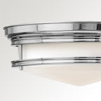 Deckenleuchte Hadley (verchromt) 3x - Elstead Lighting