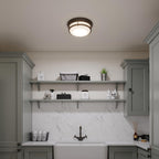 Deckenleuchte Hadley (bronzefarben) 3x - Elstead Lighting