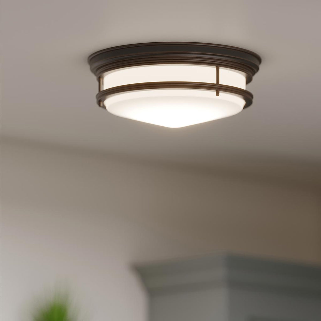 Deckenleuchte Hadley (bronzefarben) 3x - Elstead Lighting