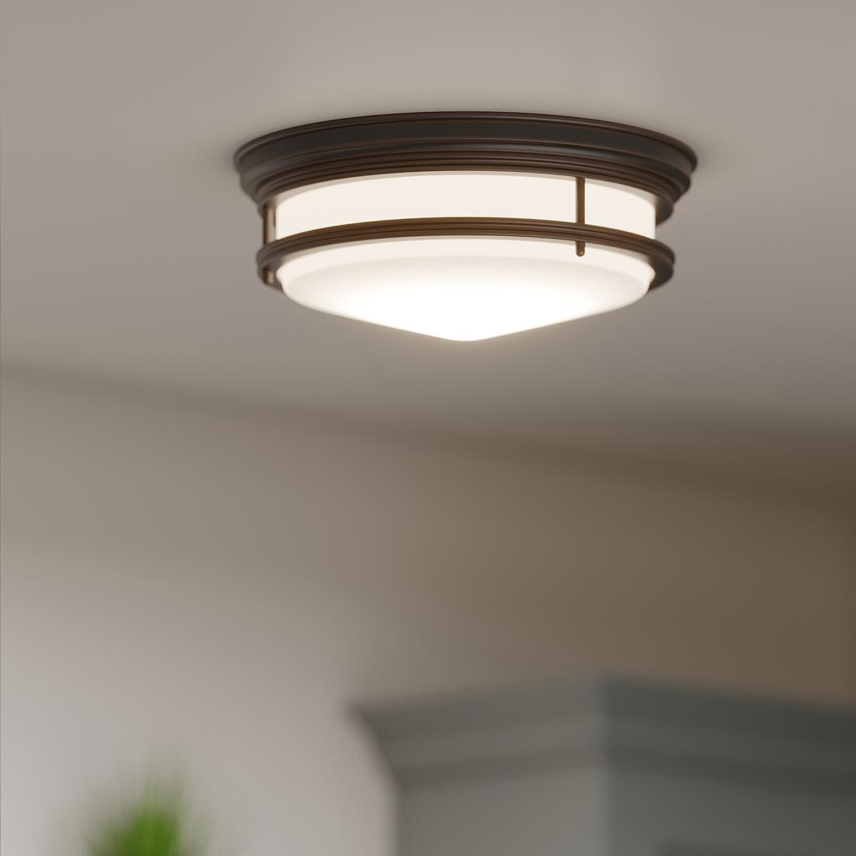 Deckenleuchte Hadley (bronzefarben) 3x - Elstead Lighting