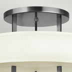 Deckenleuchte Hampton (Nickel) 3x - Elstead Lighting