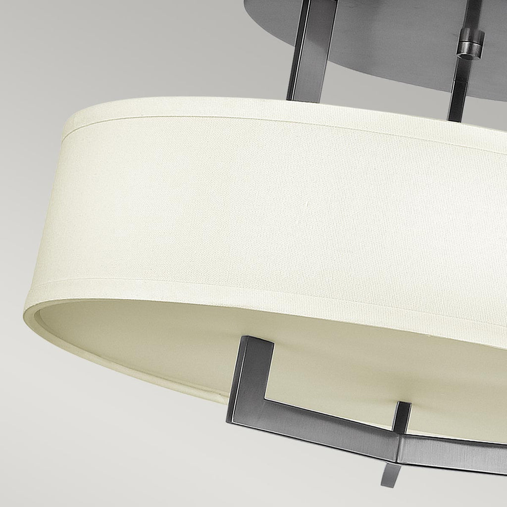 Deckenleuchte Hampton (Nickel) 3x - Elstead Lighting