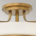 Deckenleuchte Harper (messingfarben) 3x - Elstead Lighting