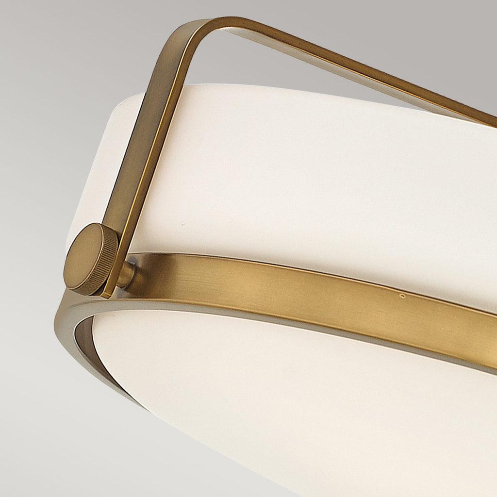 Deckenleuchte Harper (messingfarben) 3x - Elstead Lighting