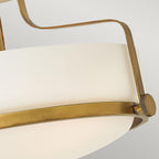 Deckenleuchte Harper (messingfarben) 3x - Elstead Lighting