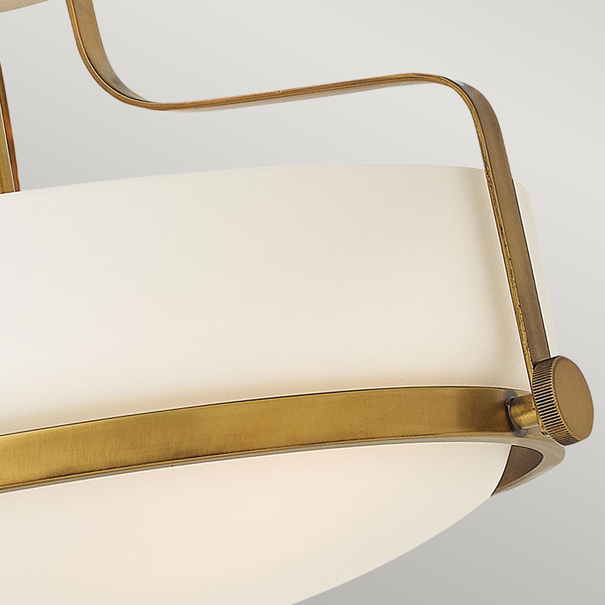 Deckenleuchte Harper (messingfarben) 3x - Elstead Lighting