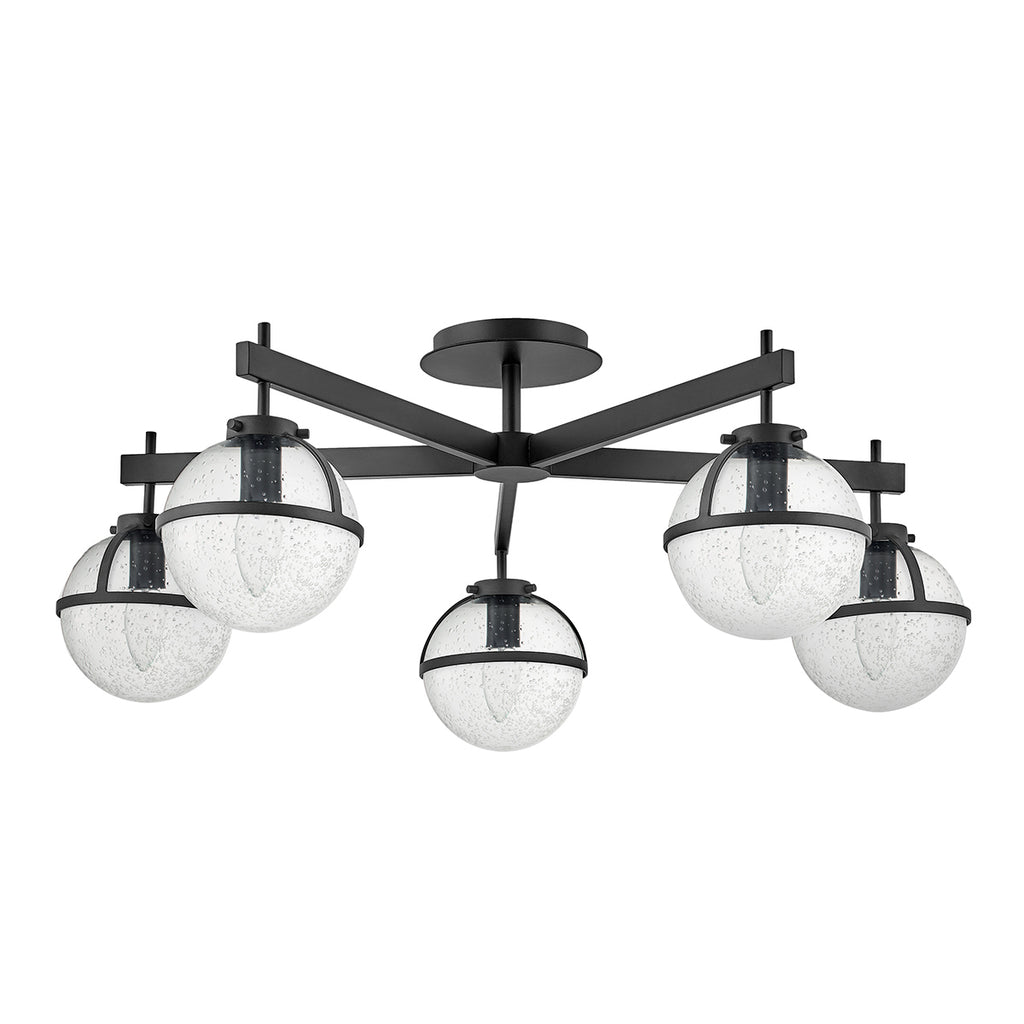 Bad-Deckenleuchte Hollis (schwarz) 5x - Elstead Lighting