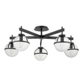 Bad-Deckenleuchte Hollis (schwarz) 5x - Elstead Lighting