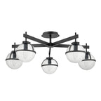 Bad-Deckenleuchte Hollis (schwarz) 5x - Elstead Lighting