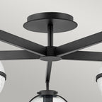 Bad-Deckenleuchte Hollis (schwarz) 5x - Elstead Lighting