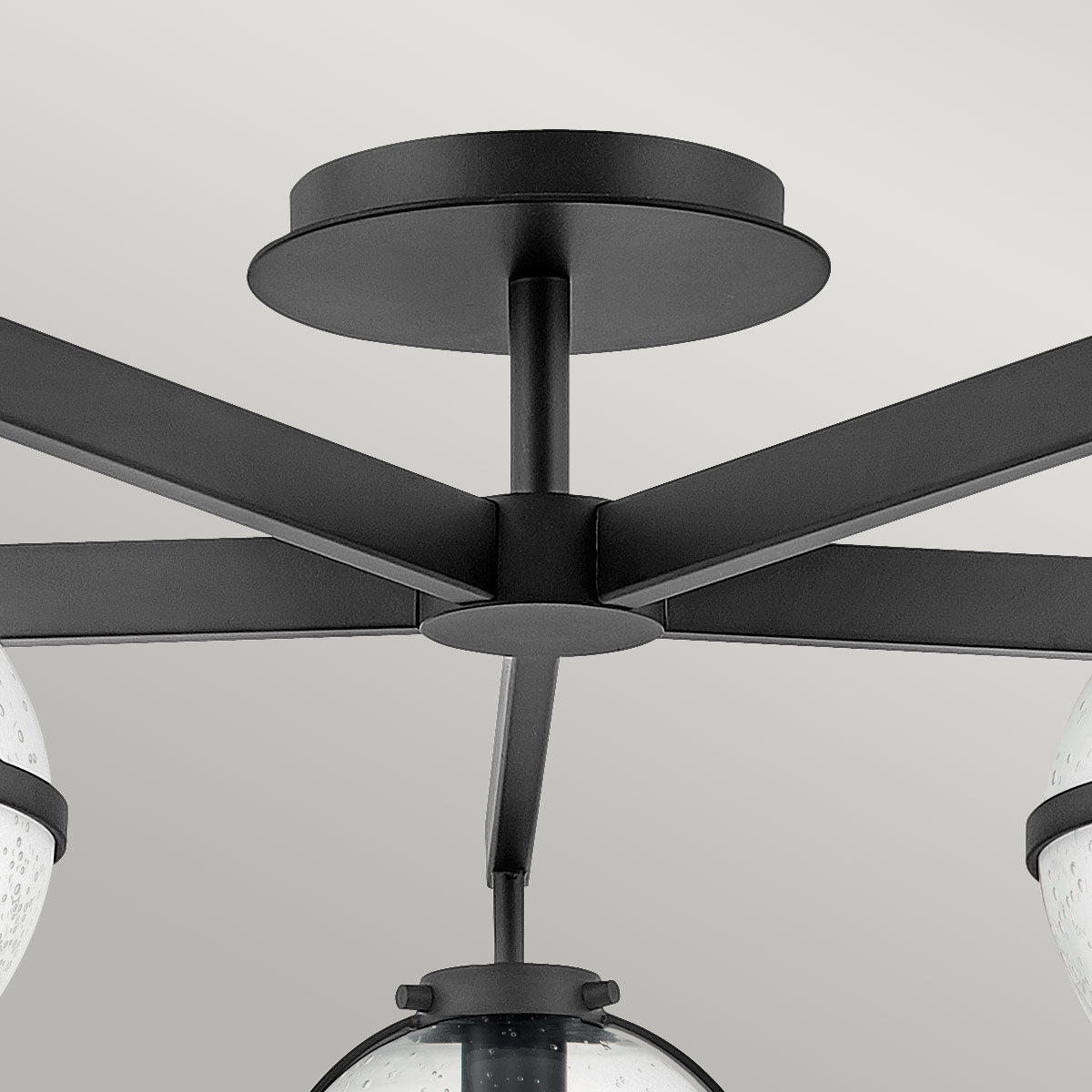Bad-Deckenleuchte Hollis (schwarz) 5x - Elstead Lighting