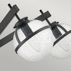 Bad-Deckenleuchte Hollis (schwarz) 5x - Elstead Lighting